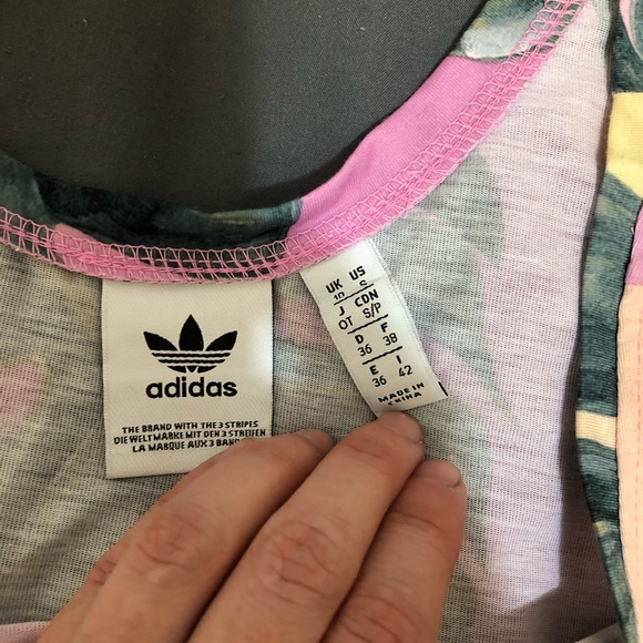 Adidas Monstera Print Tank - Picture 3 of 3